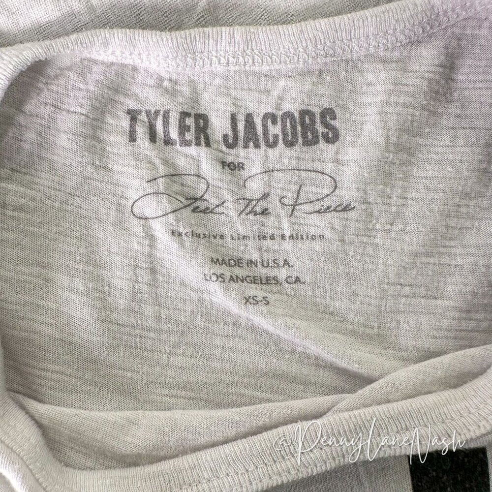 Tyler Jacobs LOVE Slub Muscle Tank Top White - Picture 4 of 8